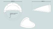 DEFLECTEURS TUNNEL POUPE 125 MM MODELE LONG - PVC-KIT 2 PIECES SLEIPNER 90126