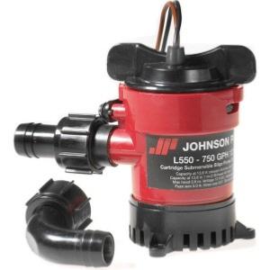 POMPE DE CALE A CARTOUCHE JOHNSON L750 60L/MIN 12V 32-1750-01